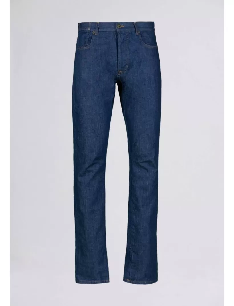 Jeans-New Hallhuber GERADE GESCHNITTENE BAUMWOLLJEANS blau