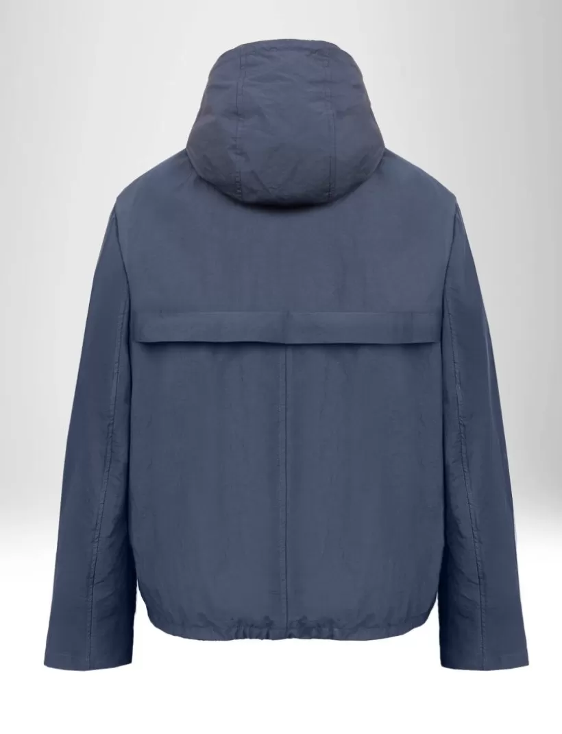 Jacken-New Hallhuber E JACKE AUS TECHNISCHEM GEWEBE blau